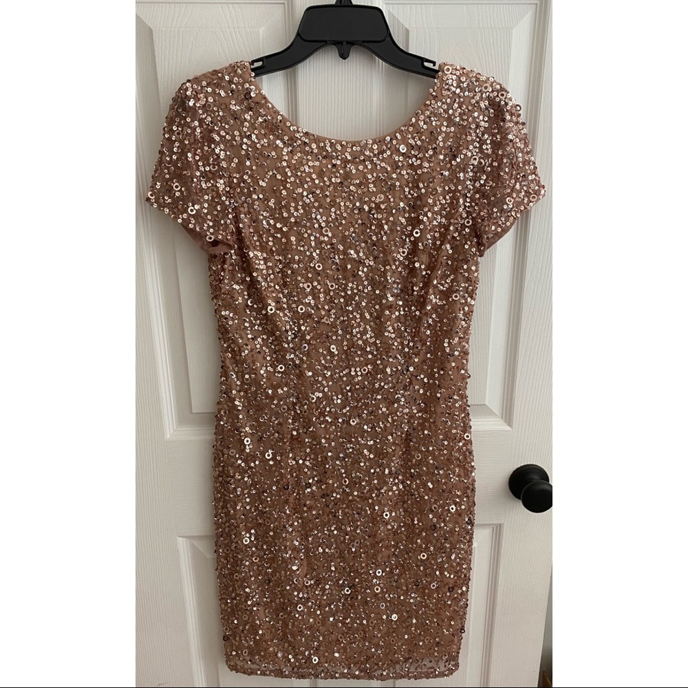 Adrianna Papell Beaded Sheath Cocktail Dress